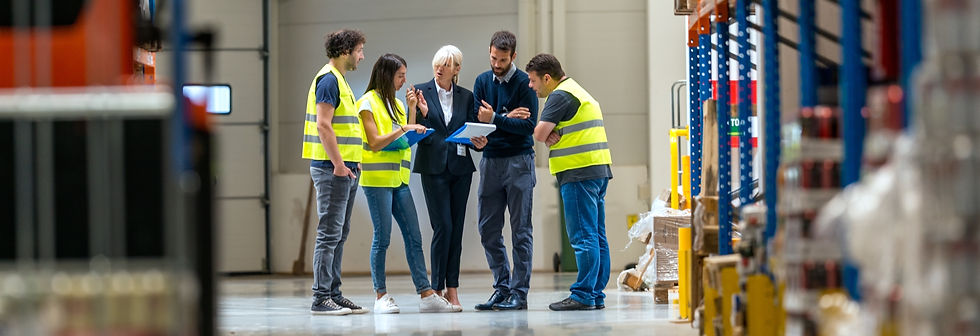Warehouse Team in Meeting