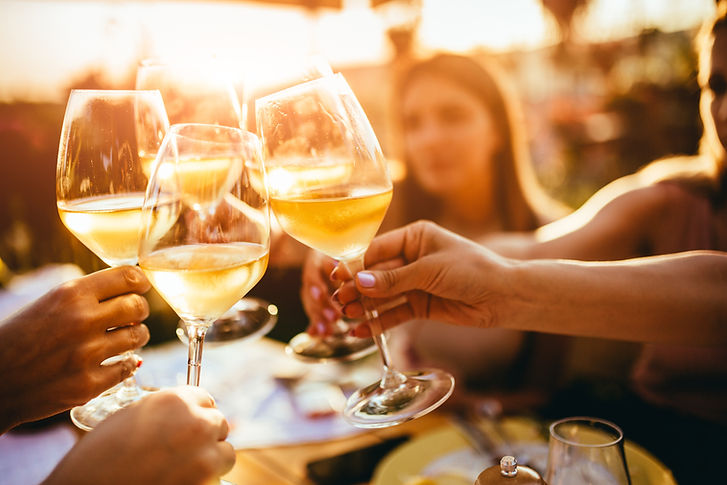 Glasses of wine