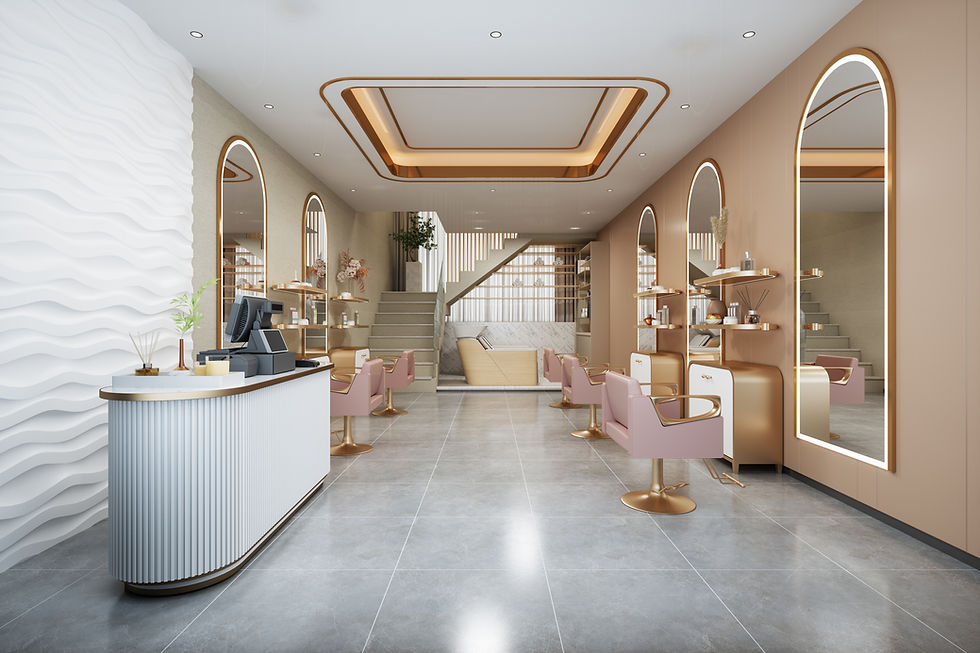 Modernes Saloninterieur