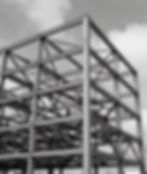 Estructura de armazón de acero