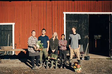 Farmers in Barn