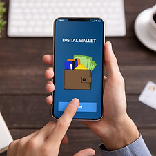 Digital wallet on phone