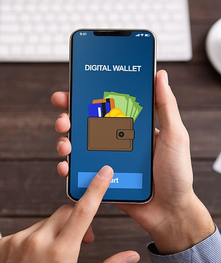 Digital wallet on phone