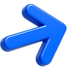 Blue Arrow Icon
