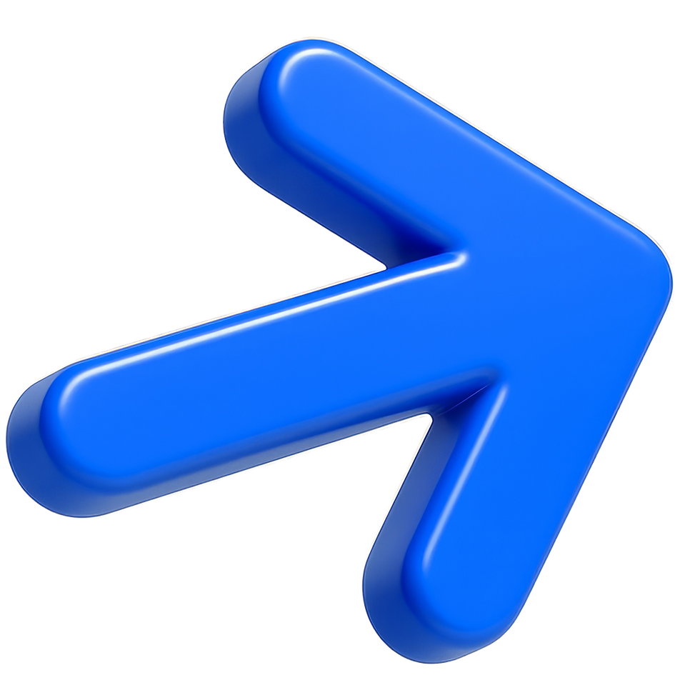Icono de flecha azul