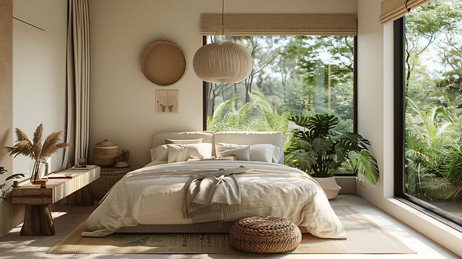 Serene Bedroom Interior
