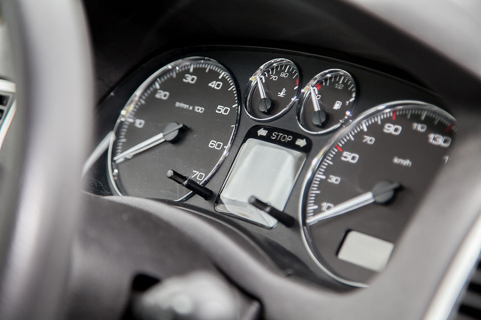 Tableau de bord de voiture