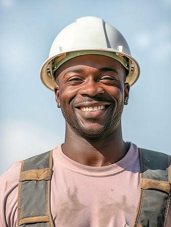 Smiling mine Worker