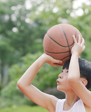 Playing Basketball