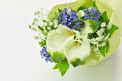 カラーの花束