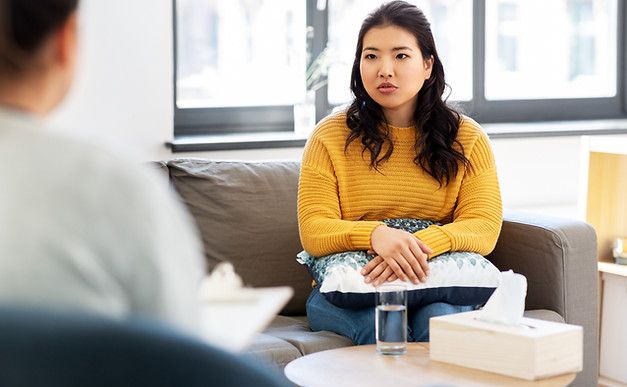 Woman in therapy