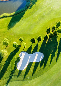 Golf Course Aerial Shot