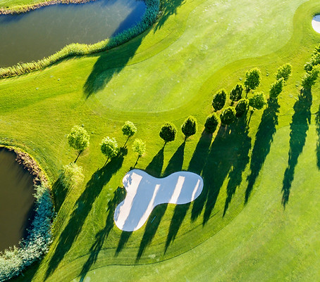 Golf Course Aerial Shot