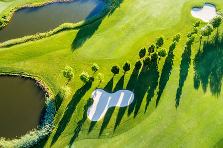 Vista aerea del campo da golf