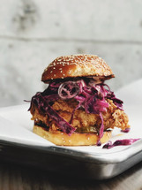 Fried Chicken Burger