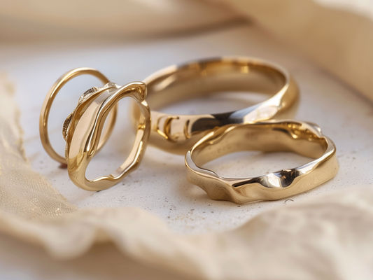 yellow gold rings