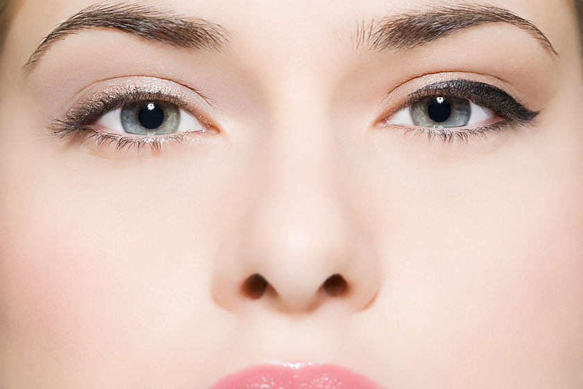 Eyes of a young woman