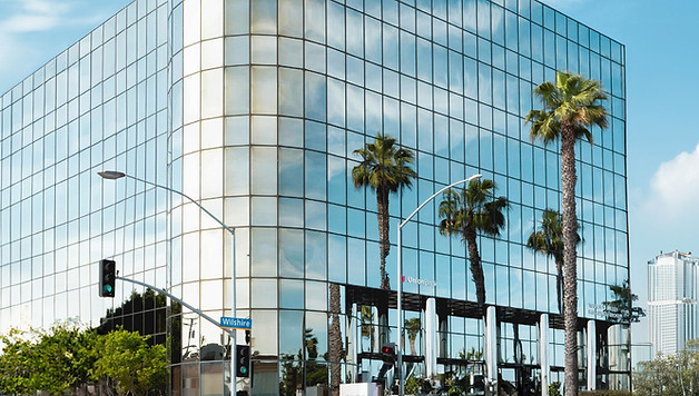 Modern Glass Office Building