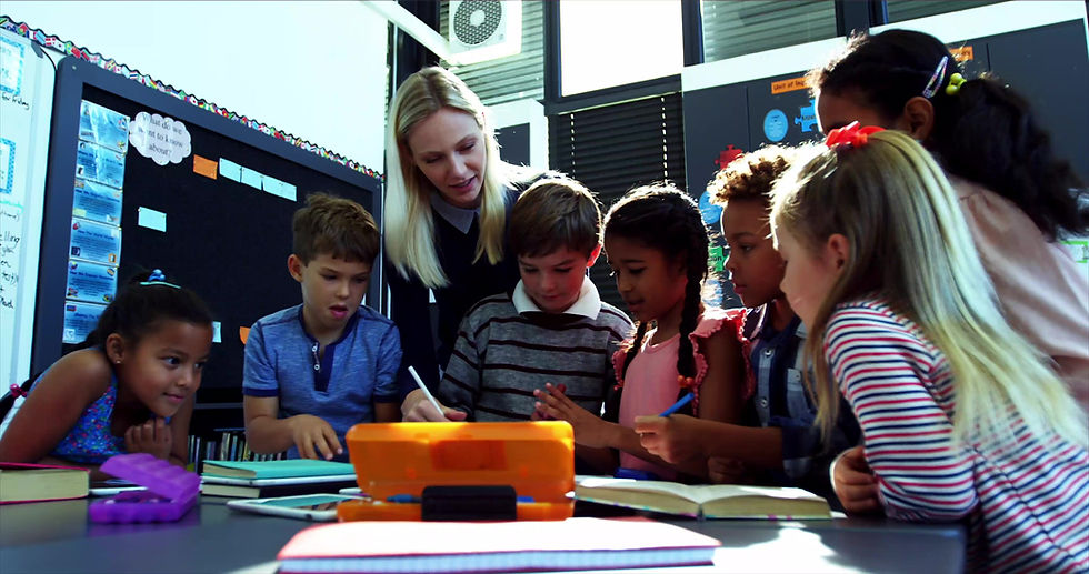 Interactive Classroom Teaching Scene