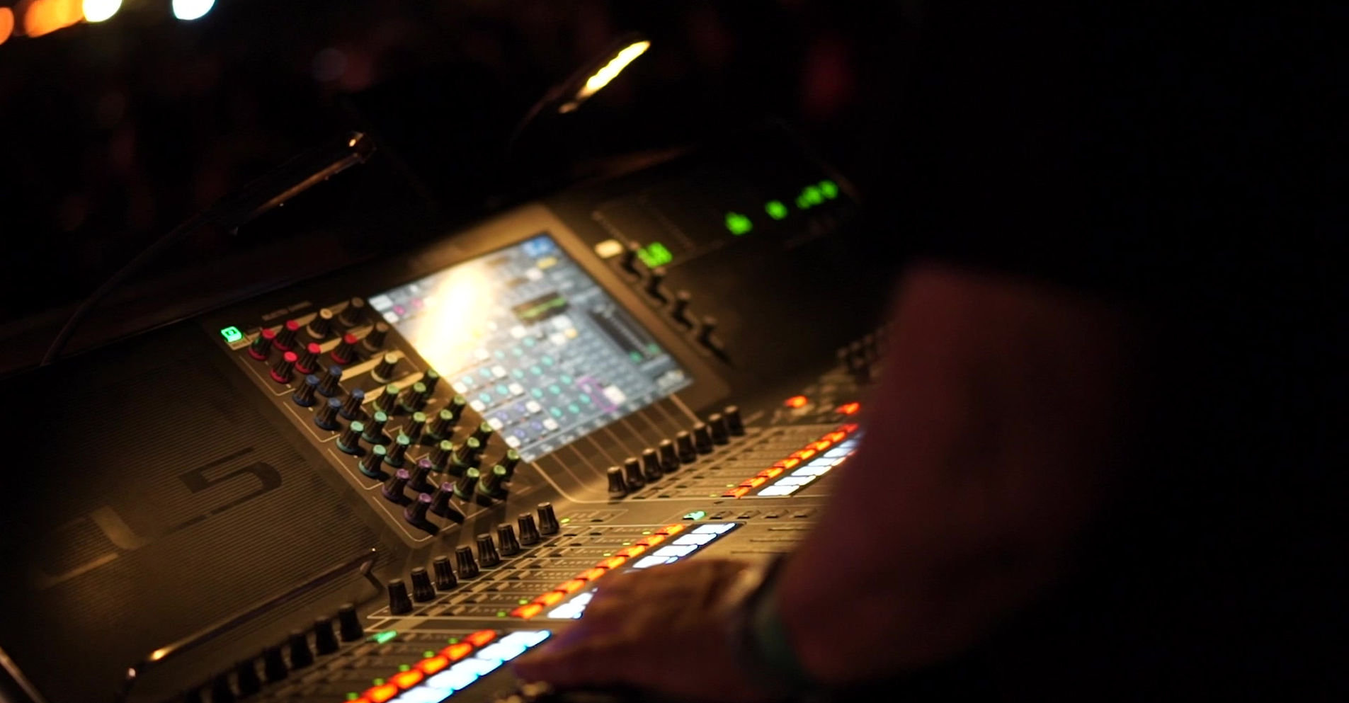 Movocast technical production crew at a live event