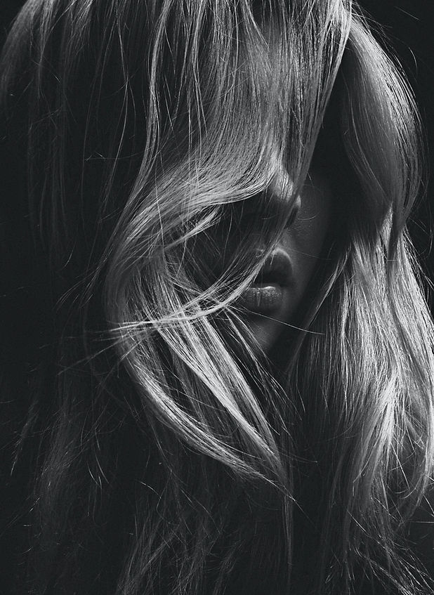 Mysterious Hair Portrait