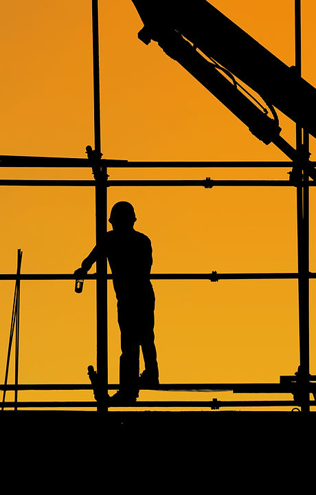 建設労働者のシルエット