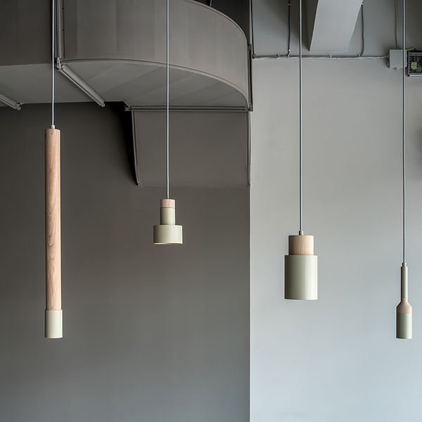 Metallic Wooden Lamps