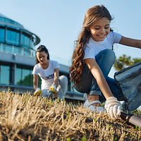 Volunteers Cleaning