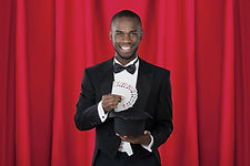 Magician with Playing Cards