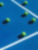 Tennis Balls on Court