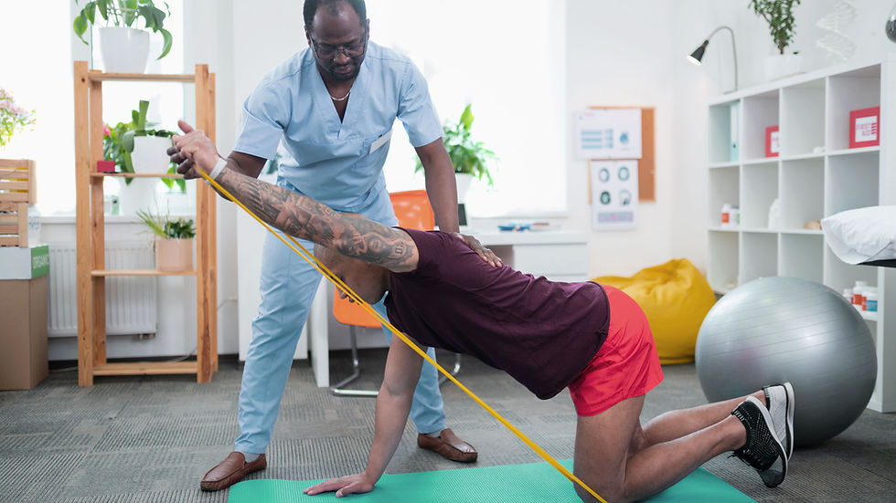Eye-level view of a serene therapy room with calming decor