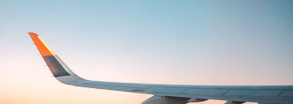 Airplane Wing View