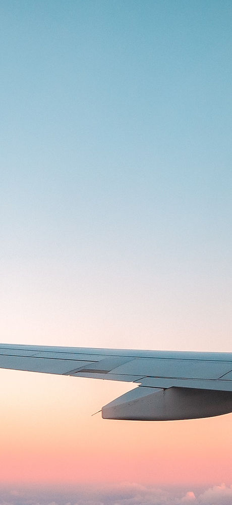 Airplane Wing View
