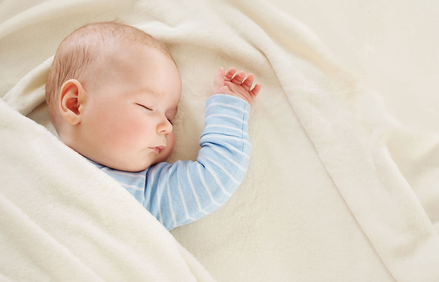 Sleeping baby with Little Sleep Wonders sleep coaching services