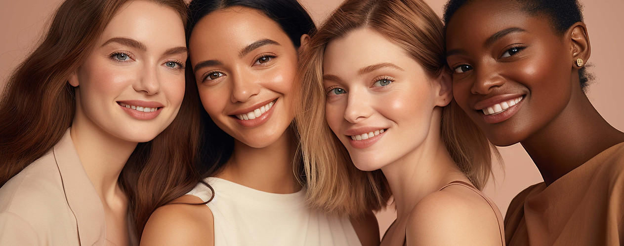 Diverse Women Smiling
