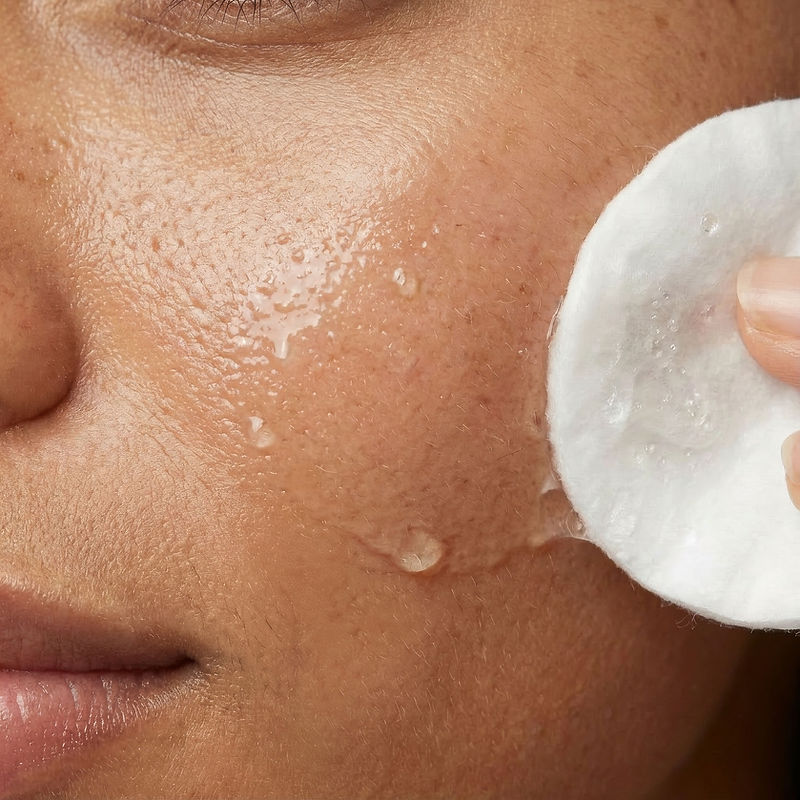 Skincare Application Closeup