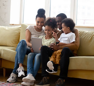 Family Using Tablet