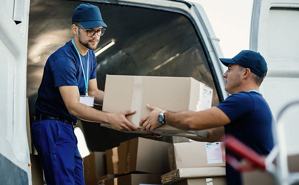 Delivery Workers Unloading