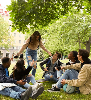 Teenagers in Park