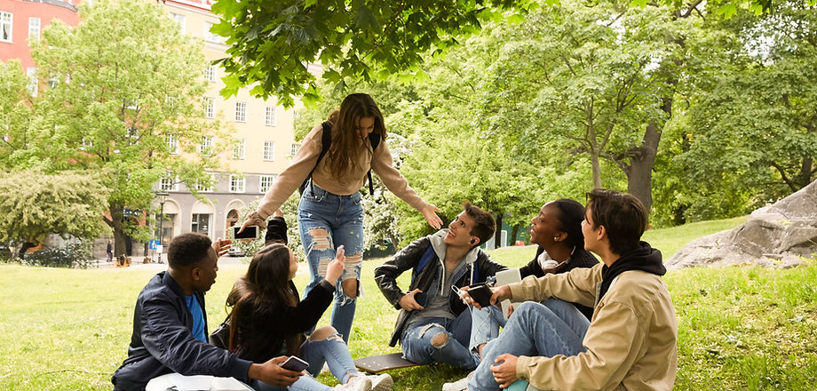 Teenagers in Park