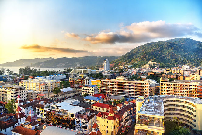 Uma cidade junto ao mar