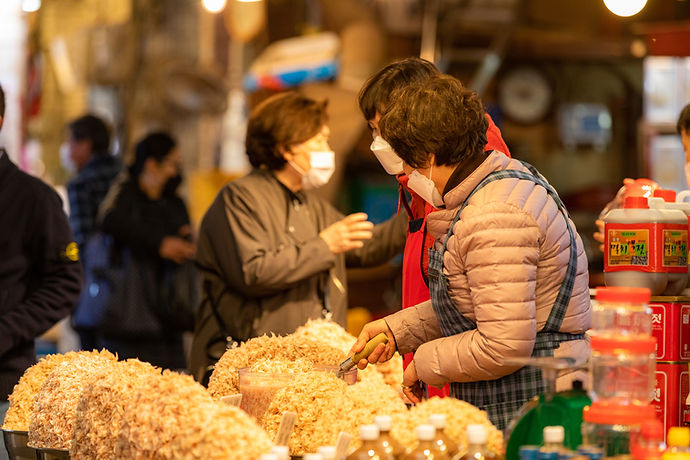 Local Food Market Seller
