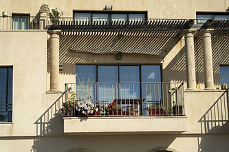 Balcon à colonnes