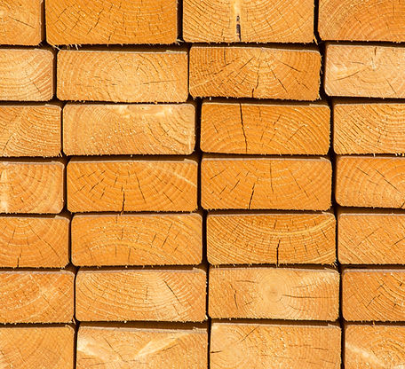 closeup on oak planks cut after transformation