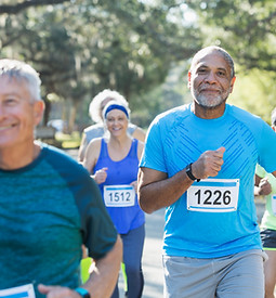 Group Running Outdoors