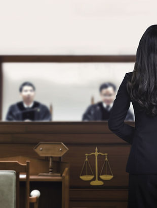 Witness In Courtroom