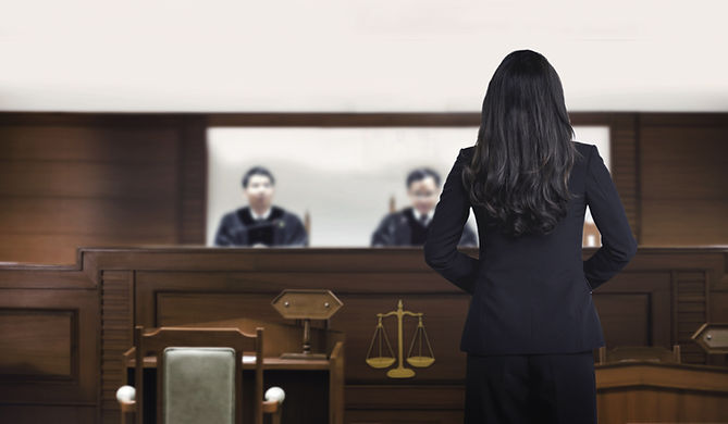 Witness In Courtroom