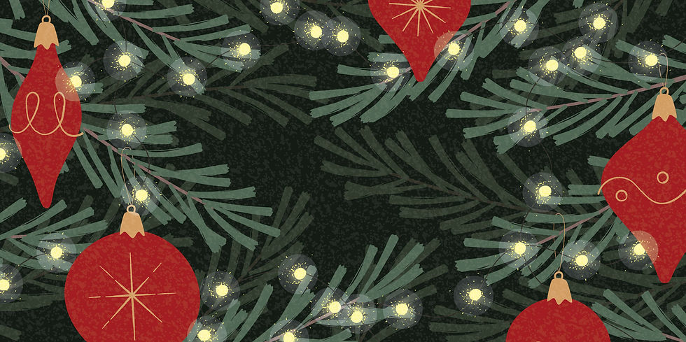Şenlikli Noel Süsleme Deseni