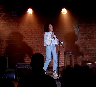 Comedian Performing