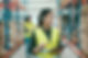 Warehouse Worker in Yellow Vest
